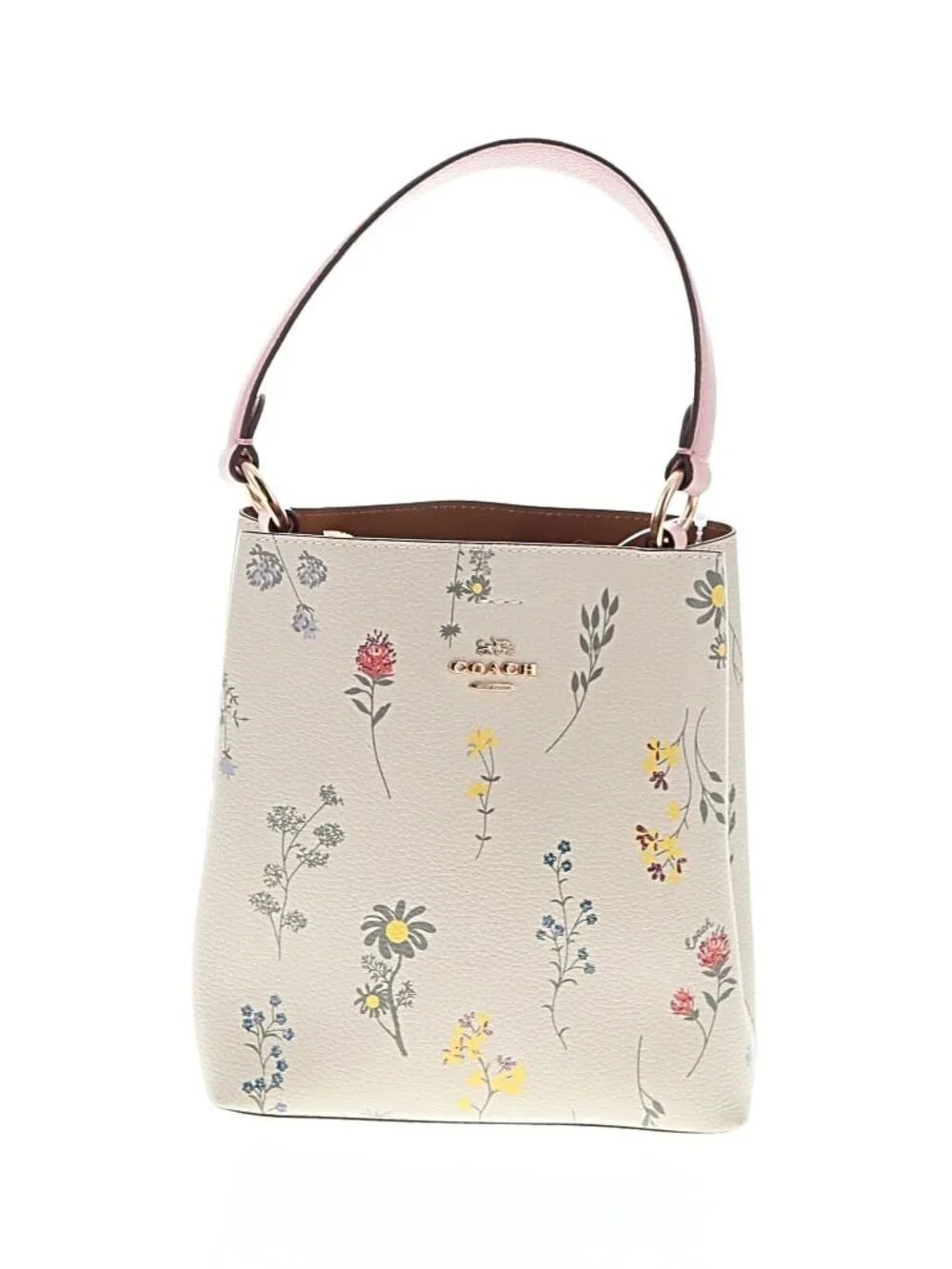 C0ACH 3598 SMALL TOWN BUCKET BAG Spaced Wildflower Print